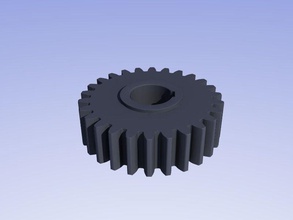 involute gear machining spur hobbing cnc machinery mechanical science engineering 3d print model - Mito3D
