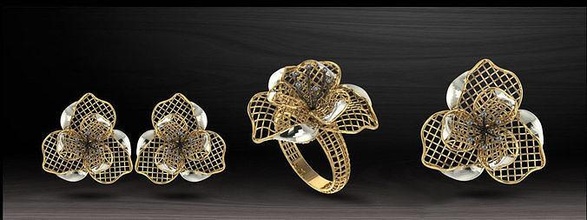 iove rose electro-fusion fashion ring gold prinable jewel jewelery jewellery engagement beauty art solitare ready apperal work turky turkish italy italian jewelry rings 3d print model - Mito3D