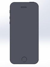 iphone 5s 3d stampabile mockup hobby-fai da te apple electonics ios ipad iphone5 iphone5s macbook mobile modello telefono tablet 3dprint manichino hobby il fai l'elettronica 3d print model - Mito3D