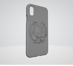 iphone x Ermeni sürüm durumunda moda resimde tasarım resim iphonex diğer 3d print model - Mito3D