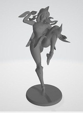 irelia 3d imprimable ligue légendes champion figure femme lol pose combattant ionie impression fdm sls Jeux jouets Jeu accessoires 3d print model - Mito3D