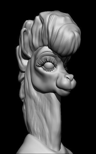 iris Allen negro triste figura figurilla cómic 3dmodel escultura personaje estatua hembra 3dprint dibujos animados Arte esculturas 3D print model - Mito3D
