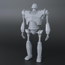 ferro gigante 3d stampa pronto modello v3 3dprint azione android animazione arte bot cartone animato carattere figura irongiante macchina metallo robot scifi sculture 3d print model - Mito3D