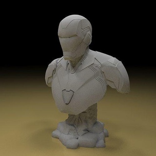 ferro uomo fallimento 3d modello pronto Stampa Vendicatori scultura meraviglia 3dmodel 3dprinting supereroe hulk statua eroe netto thor scifi figurina arte sculture 3d print model - Mito3D