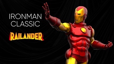 eisen klassisch rüstung ironman super helden superhelden wunder comics marvel tony stark zahl karikatur skulptur statue ucm 3d spiele spielzeuge 3d print model - Mito3D