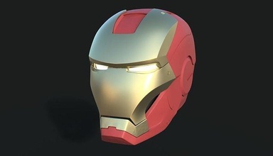 iron man helmet mark iii ironman superheroe stark marvel cosplay body anvil ironwork forged anatomy protection cast hobby diy 3d print model - Mito3D