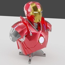iron man mark 16 nightclub bust ironman mk16 marvel props budwin stark statue superhero armor hobby diy 3d print model - Mito3D