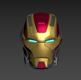 iron man mark 17 mk17 heartbreaker helmet avengers ironman mark17 cosplay art 3d print model - Mito3D