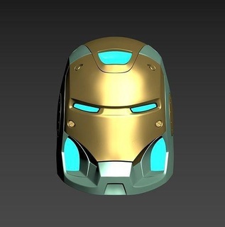iron man mark 37 mk37 helmet avengers ironman mark37 cosplay art 3d print model - Mito3D