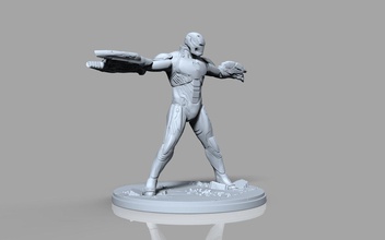iron man mk50 statue art sculpture figurine ironman thanos avengers figure captainamerica tonystark stark games toys 3d print model - Mito3D