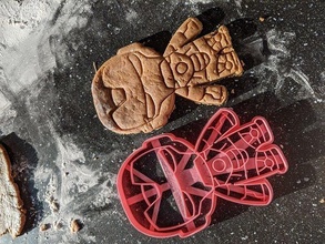 demir adam xl kurabiye kesici fırın adam gıda ev mutfak yemek 3d print model - Mito3D
