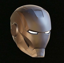 ironman mark 2 helmet 3d printable model interior details cosplay armor marvel 3dprint iron man avengers hobby diy robotics mark2 mk2 mk3 mark3 walsh3d 3d print model - Mito3D