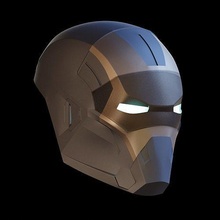 homem Ferro marca 40 espingarda capacete 3d impressão modelo cosplay armaduras maravilha 3dprint ferro vingadores mk40 mark40 tons mk23 mark23 passatempo faça 3d print model - Mito3D