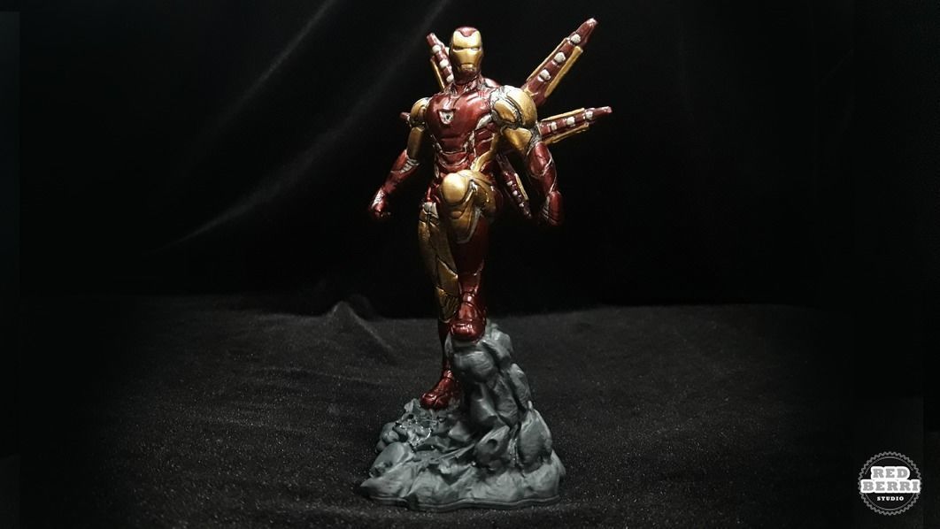 ironman mk85 avengers endgame tony model 3d resin printable print mcu iron hero character figure stark man statue art sculptures 3D print model - Mito3D