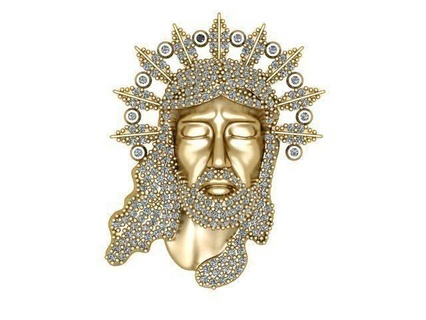 è kolye ucu oro lusso arte gioielleria attività commerciale fatti pubblicità isakolye argento 3d collane 3d print model - Mito3D