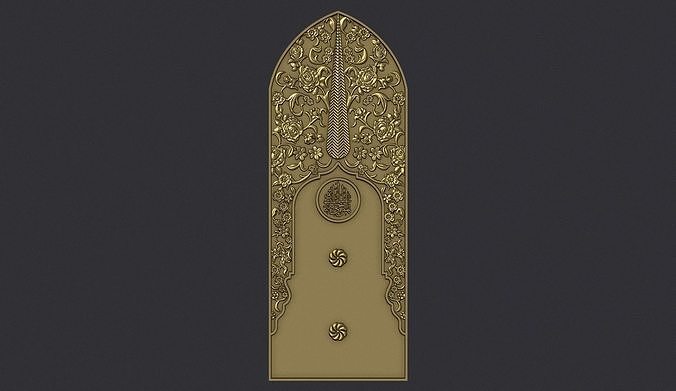 islami anıt mezar taşı cnctombstone mezarlık cnc oymak oymacılık panel süs cncmodel desenli 3d Sanat işaretler logolar 3D print model - Mito3D