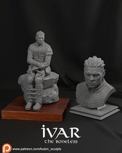 ivar kemiksiz vikingler kuton heykeller 3dprinting sanat 3d print model - Mito3D