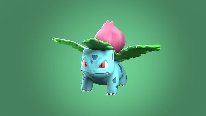 ivysaur Pokemon anime bulbasaur venusaur Giochi giocattoli 3D print model - Mito3D