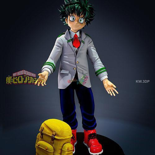 izuku midoriya my hero academia manga comic serie movie game figure sculpture art sculptures 3D print model - Mito3D