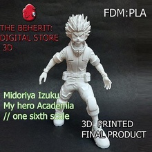 izuku Midoriya herói Academia deku myheroacademia manga anime 3dprint estátua figura zbrush simplify3d printing3d arte esculturas 3d print model - Mito3D