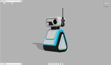 j0-n1 companion droid robot machinery retro mechanical starwars cute games toys 3d print model - Mito3D