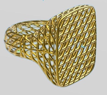 jaali signet ring stl verified jewelry jewellery fashion stylish prototype printable gold 3d cad jali wire turkish art design pattern rings 3d print model - Mito3D