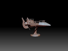 jabba skiff stella guerre stellari scifi spazio navicella spaziale giocattolo diorama nave giochi giocattoli 3d print model - Mito3D