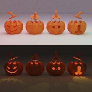 jack lantern Halloween cadeau lanterne citrouille visage art 3d print model - Mito3D