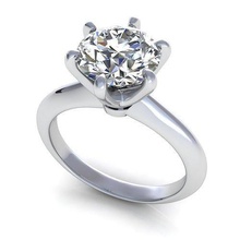 Jack leung Solitär Diamant Ring Juwel Engagement Hochzeit Schmuck Silber Gold engagem Mode Sterling Anhänger Halskette Schönheit Ohrringe Ringe 3d print model - Mito3D