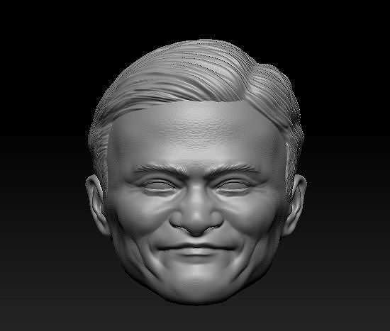 jack ma - headsculpt action figures 3d print model toy toys games character figure game 3dprint dc marvel amazon 3D print model - Mito3D