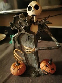 jack skellington halloween character nightmare art scans replicas 3d print model - Mito3D