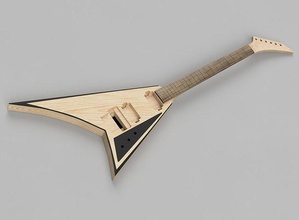 jackson rhoads v js32 guitar cad model electric flying luthier lutherie cnc instrument hobby diy 3d print model - Mito3D
