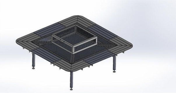 griglia all'aperto festa barbecue Casa 3d print model - Mito3D