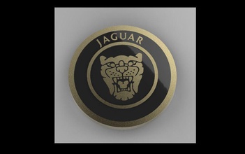 jaguar logo clé bague porte clés bijoux logotype 3d print model - Mito3D