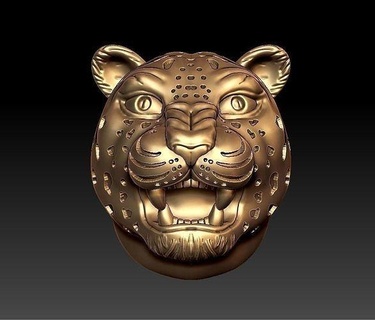 jaguar bangle tiger animal cat jewelry leopard lion panther puma mammal cheetah animals wild lioness bracelets 3d print model - Mito3D