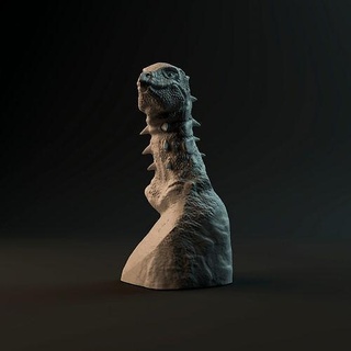 Jakapil preto fracasso pre supported dinossauro cabeça animal figura velho estátua troféu miniatura pré histórico herbívoro arte esculturas 3d print model - Mito3D