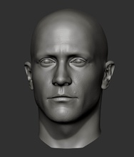 jake gyllenhaal head 3dprint face character art mysterio zbrush anatomy sculptures 3d print model - Mito3D