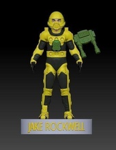 jake Rockwell centuriones amarillo juegos juguetes 3d print model - Mito3D