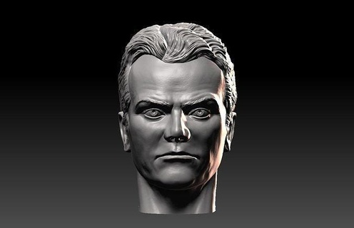 james cagney portrait sculpture face statue man art actor dancer head hair jamescagney sculptures 3d print model - Mito3D