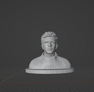 james dean jamesdean actor hollywood audreyhepburn marlonbrando nataliawood rebel bust art sculptures 3d print model - Mito3D