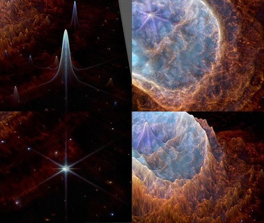 james webb espace télescope profond ciel objet 3d logiciel analyse hubble iss nasa art esa astro elon galaxie gaz haute musc répliques ion image scans science 3d print model - Mito3D