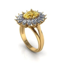 mermelada diamante anillo joya compromiso Boda joyería plata oro enganchar Moda libra esterlina colgante pendiente collar belleza pendientes colgantes anillos 3d print model - Mito3D