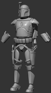 jango fett one12 scale armor 3d stl files hunter grogu shand yoda obiwan lasersaber light saber vader duel fight blaster mandalorian storm trooper skywalker bounty games toys game accessories 3d print model - Mito3D