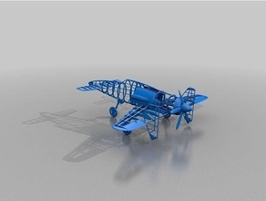 japaneese aircraft bomber airplane flight flying vehicle art sculptures 3d print model - Mito3D