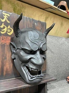 Japonca maskesi stl japanesefacemask japanesemask japanesemaskstl japanese3dmodel japanesemask3dmodel Sanat heykeller 3d print model - Mito3D