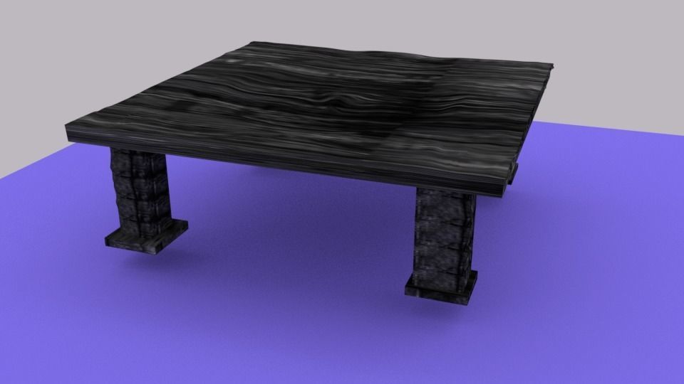 japanese table art furniture wood family dining other 3D print model - Mito3D