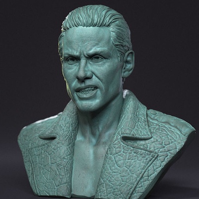 jared leto as bufón figuritas batman dc esculturas cómic 3dprint equipo harley quinn suicidio superhombre miniaturas arte busto 3d print model - Mito3D