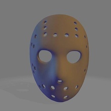 jason voorhees friday 13th hockey mask 3d print file horror vs freddy camp crystal lake hobby diy 3d print model - Mito3D