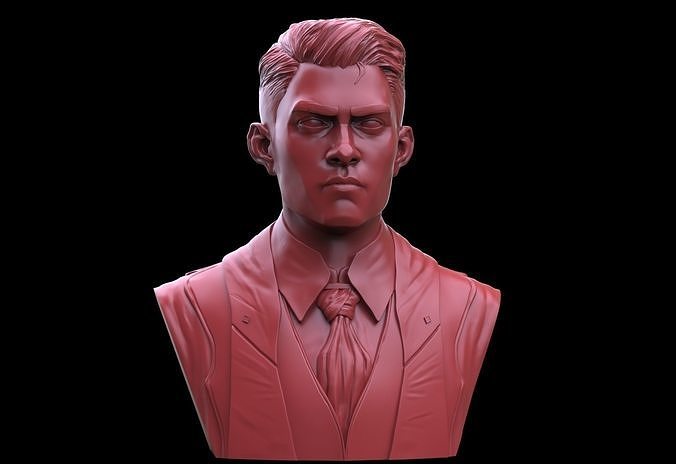 jayce bust arcane arcano liga of leyendas jajaja netflix gafe vi silco miniaturas figuritas coleccionables juguetes busto estatua cómic guau arte esculturas 3D print model - Mito3D