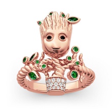 jcr 1008 groot tree man sterling gold ring jewellery ladies wedding engagement diamond printable stl jewelry rings creator world fashion character marvel fictional 3d print model - Mito3D